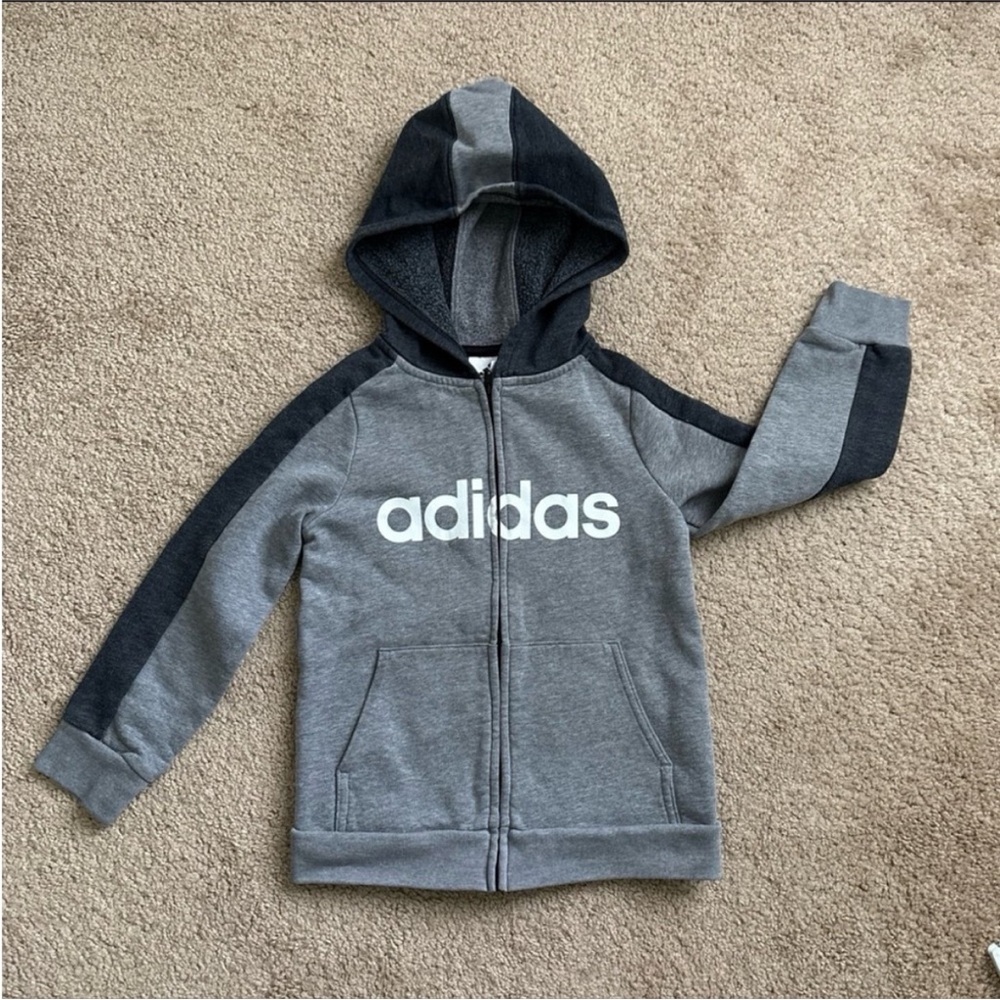 GU ADIDAS hoodie boys size 6